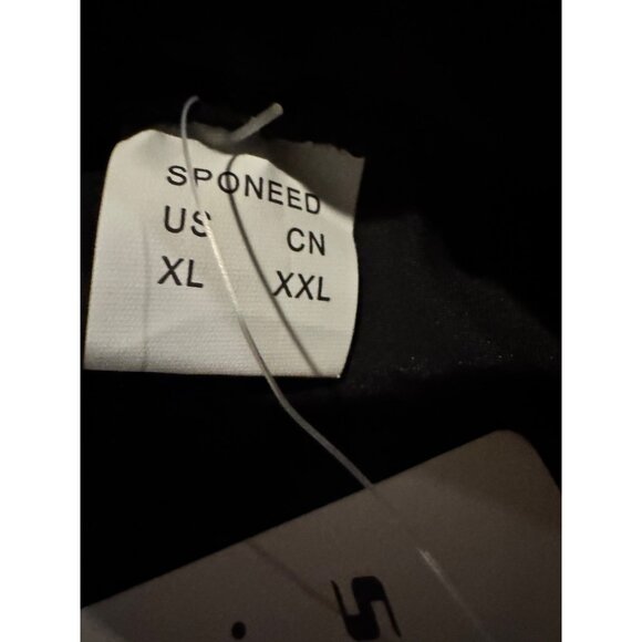 Sponeed Cycling Team Size XL Bike Padded Shorts NWT Black Orange - Picture 6 of 9